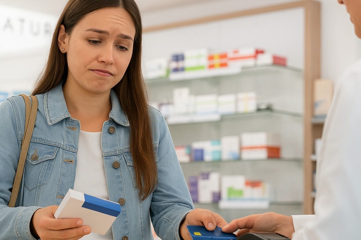 Frau in der Apotheke (1)